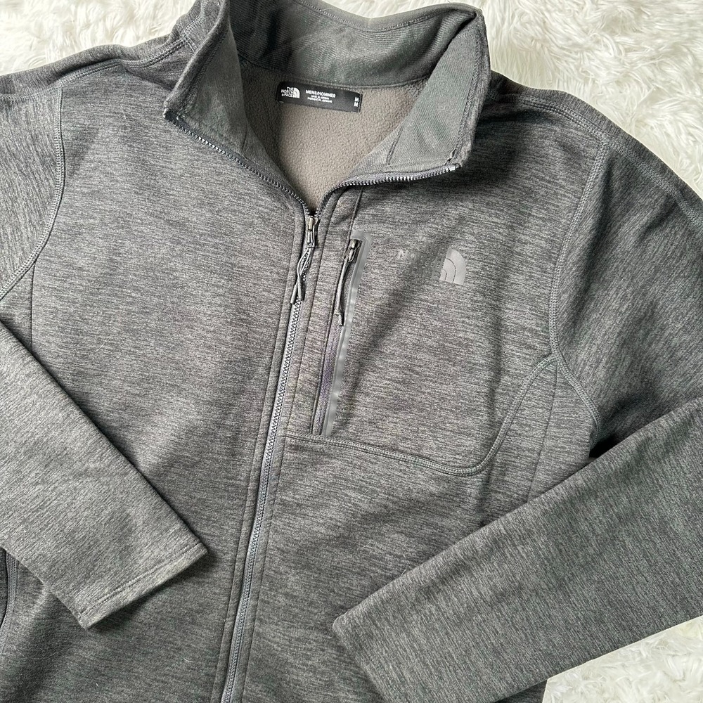 The North Face Mens Canyonlands Fleece Jacket NF0A3S06 Grey Medium